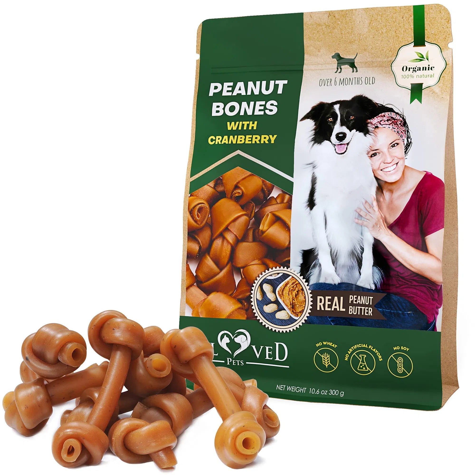 Peanut Butter Dog Bones