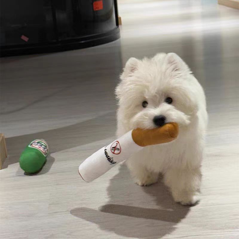 Pet Cigarette Squeaky Toy
