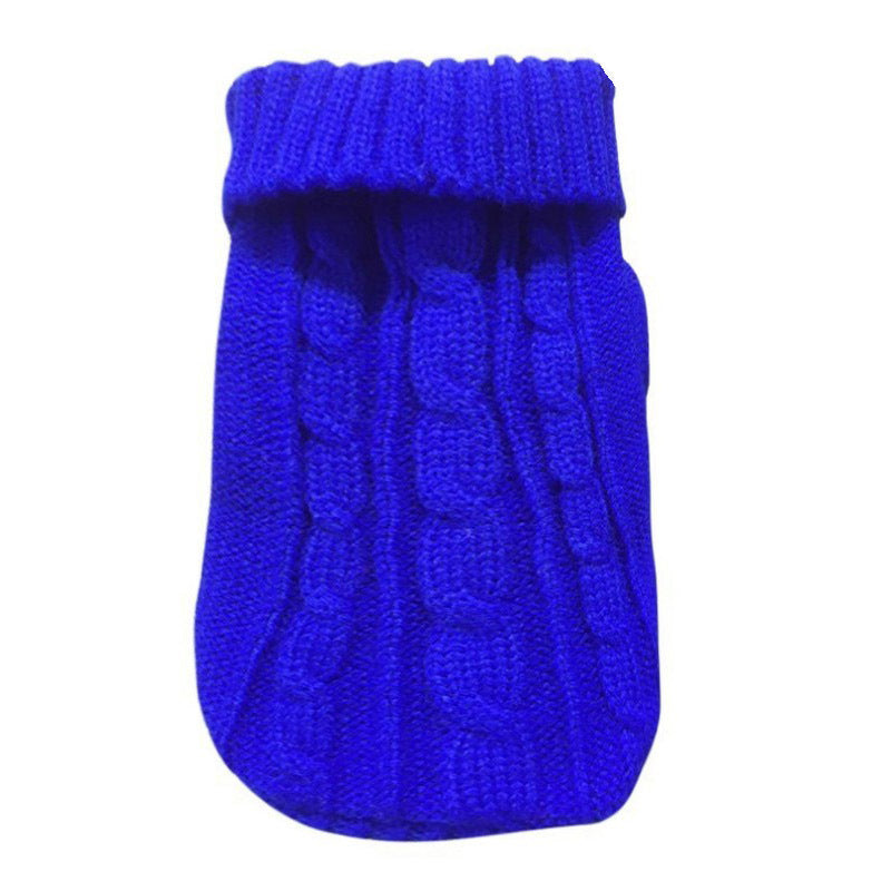 Thickened pet knitted sweater