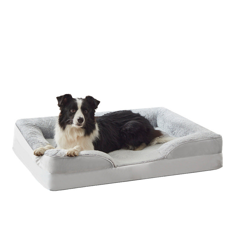 Light Grey Ultra Fluff Pet Bed