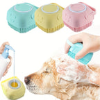 Pet bathing brush