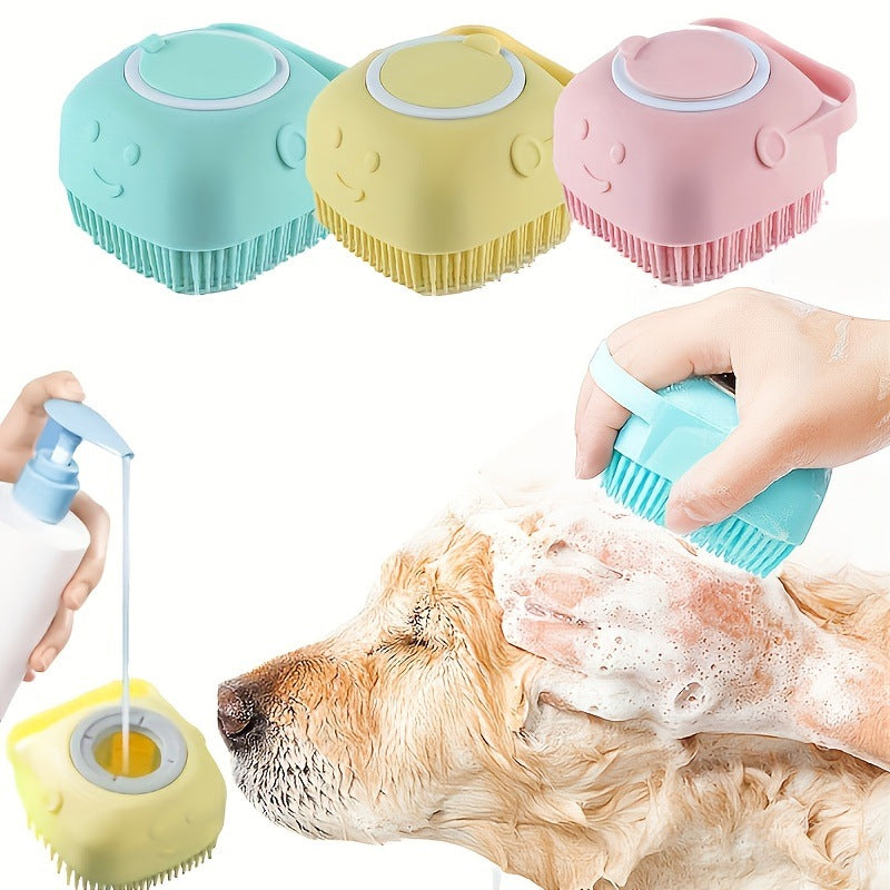 Pet bathing brush
