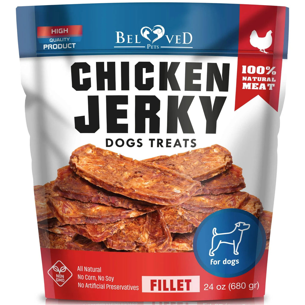 Organic Chicken Jerky All Natural High Protein Dried Strips