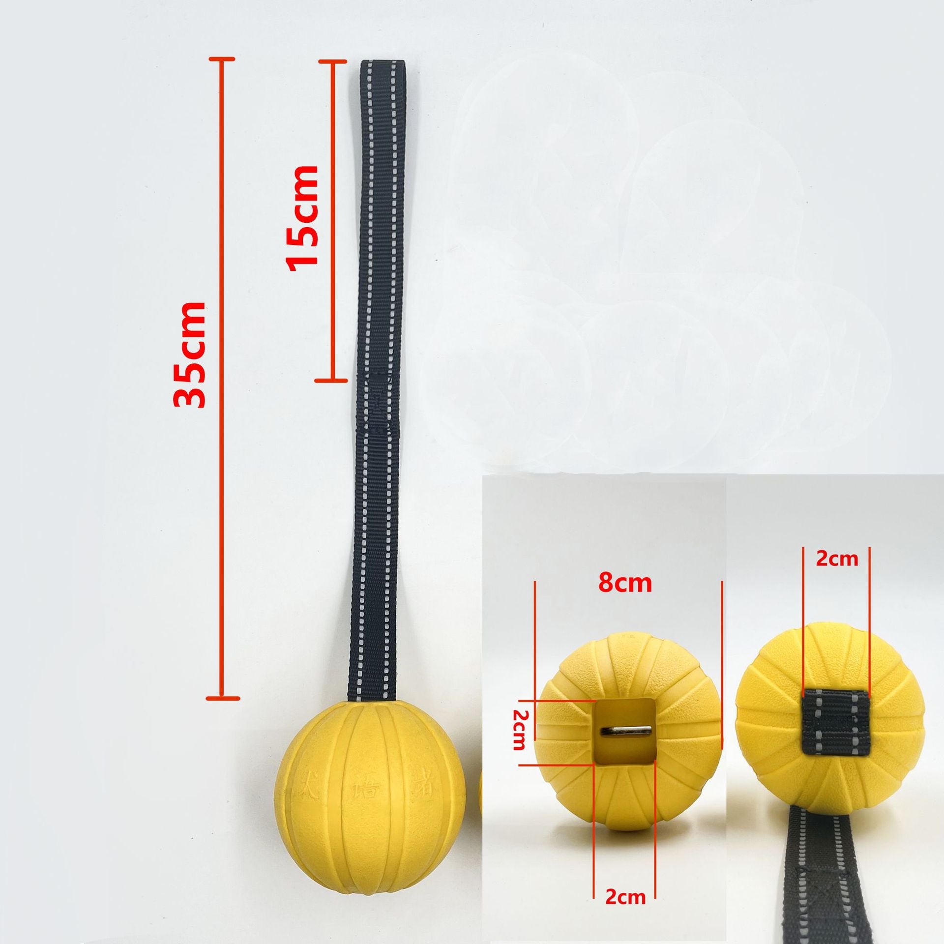 Inner rope ball training toy