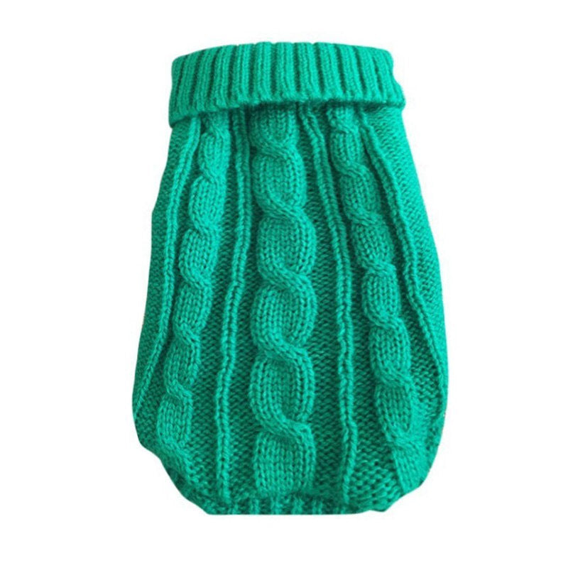 Thickened pet knitted sweater