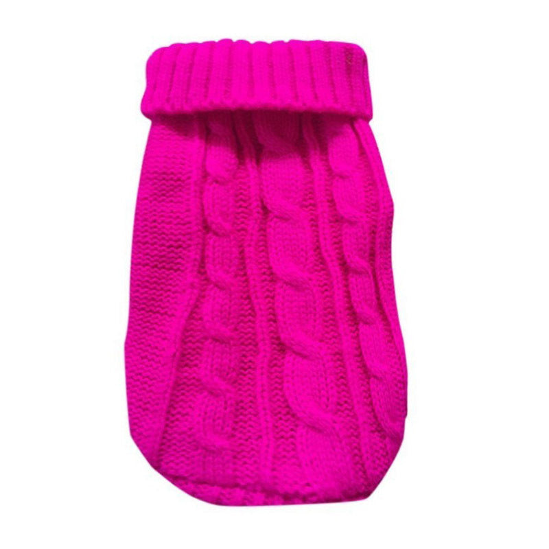 Thickened pet knitted sweater