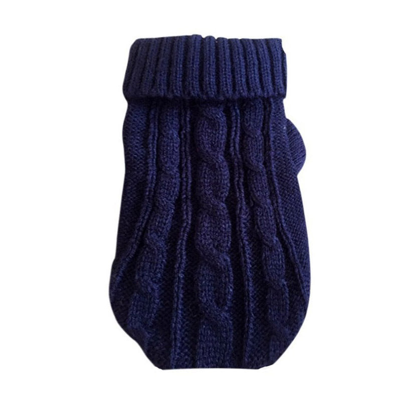 Thickened pet knitted sweater