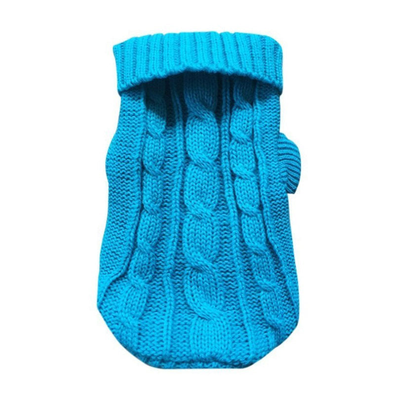 Thickened pet knitted sweater