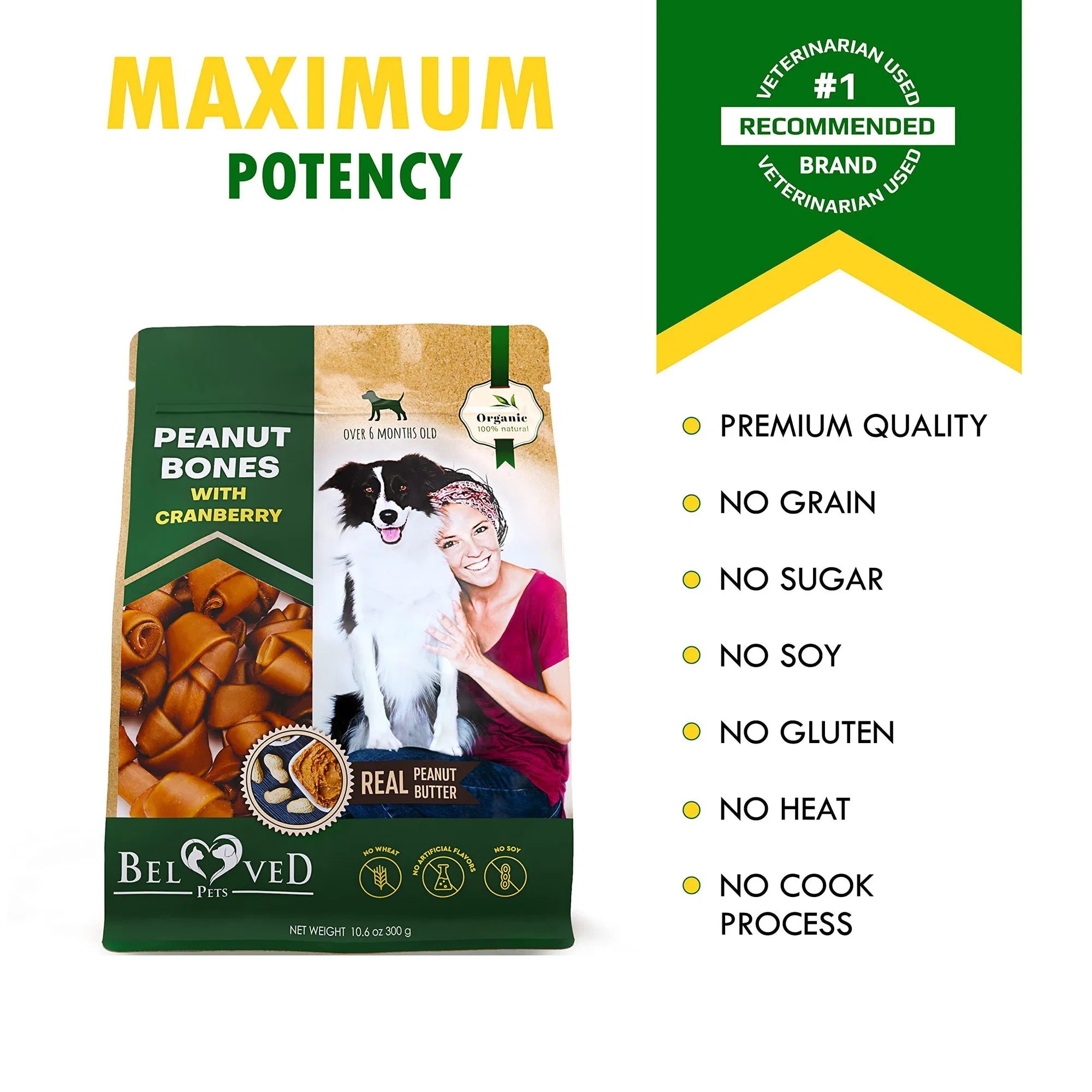 Peanut Butter Dog Bones