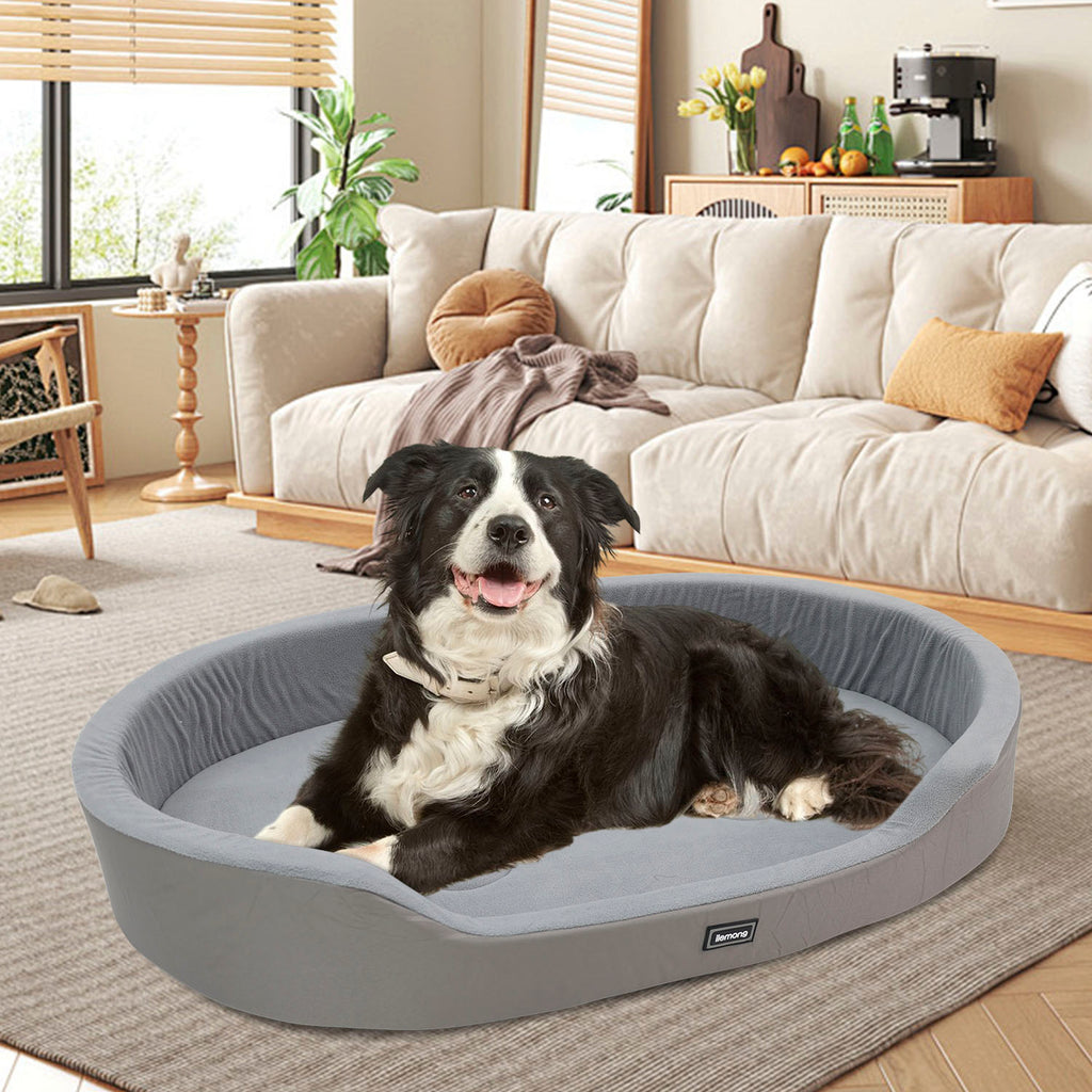 Dog Bed - Warm Plush Pet Bed With Removable Washable Cover, Versatile Dog Mat For Indoor Outdoor Use, Anti-Slip Bottom For Crate, Kennel & Home