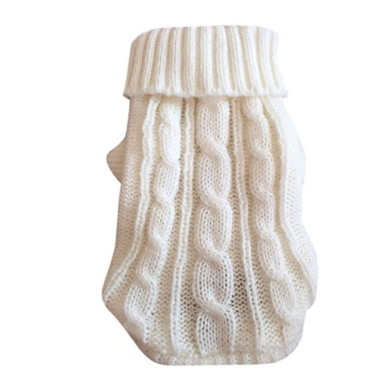 Thickened pet knitted sweater