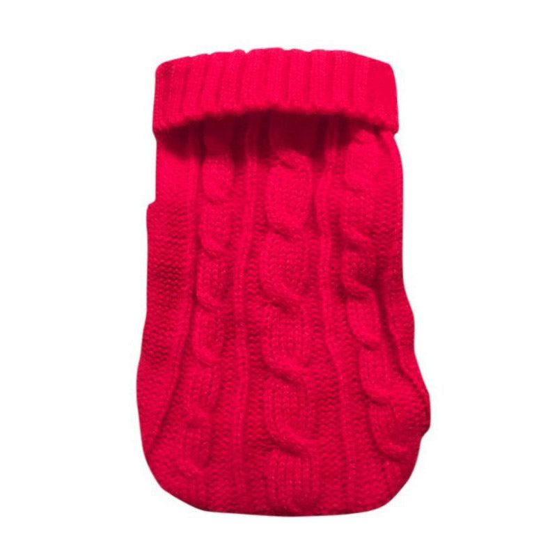 Thickened pet knitted sweater