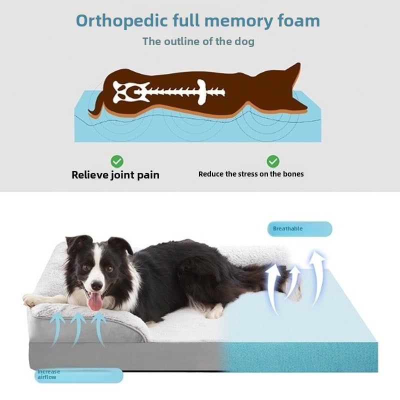 Light Grey Ultra Fluff Pet Bed