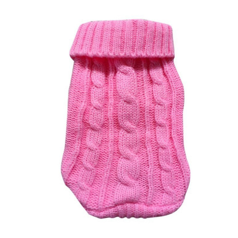 Thickened pet knitted sweater