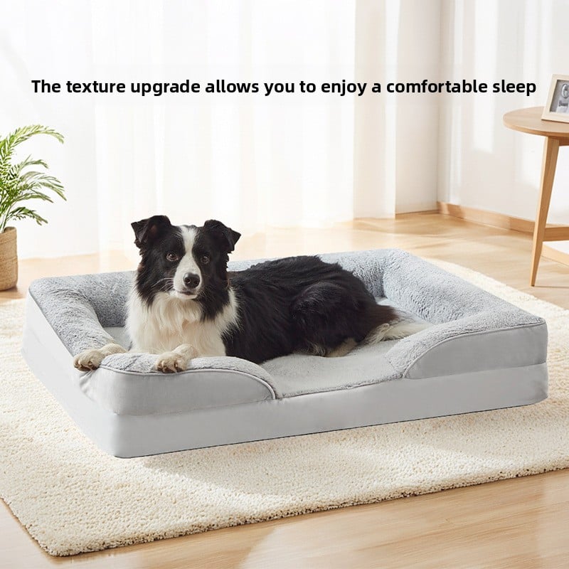 Light Grey Ultra Fluff Pet Bed