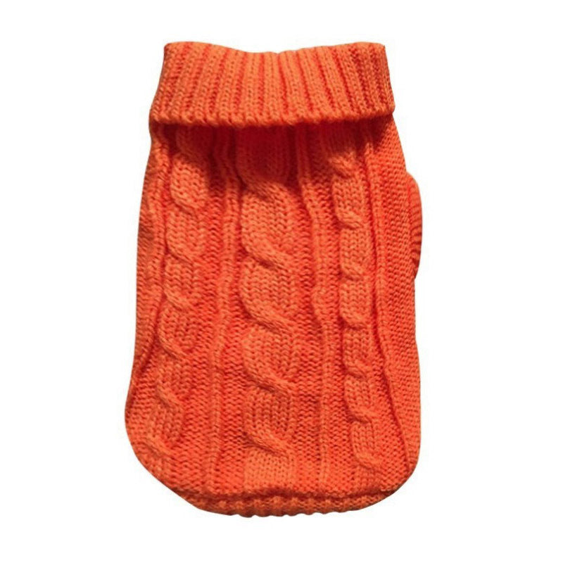 Thickened pet knitted sweater